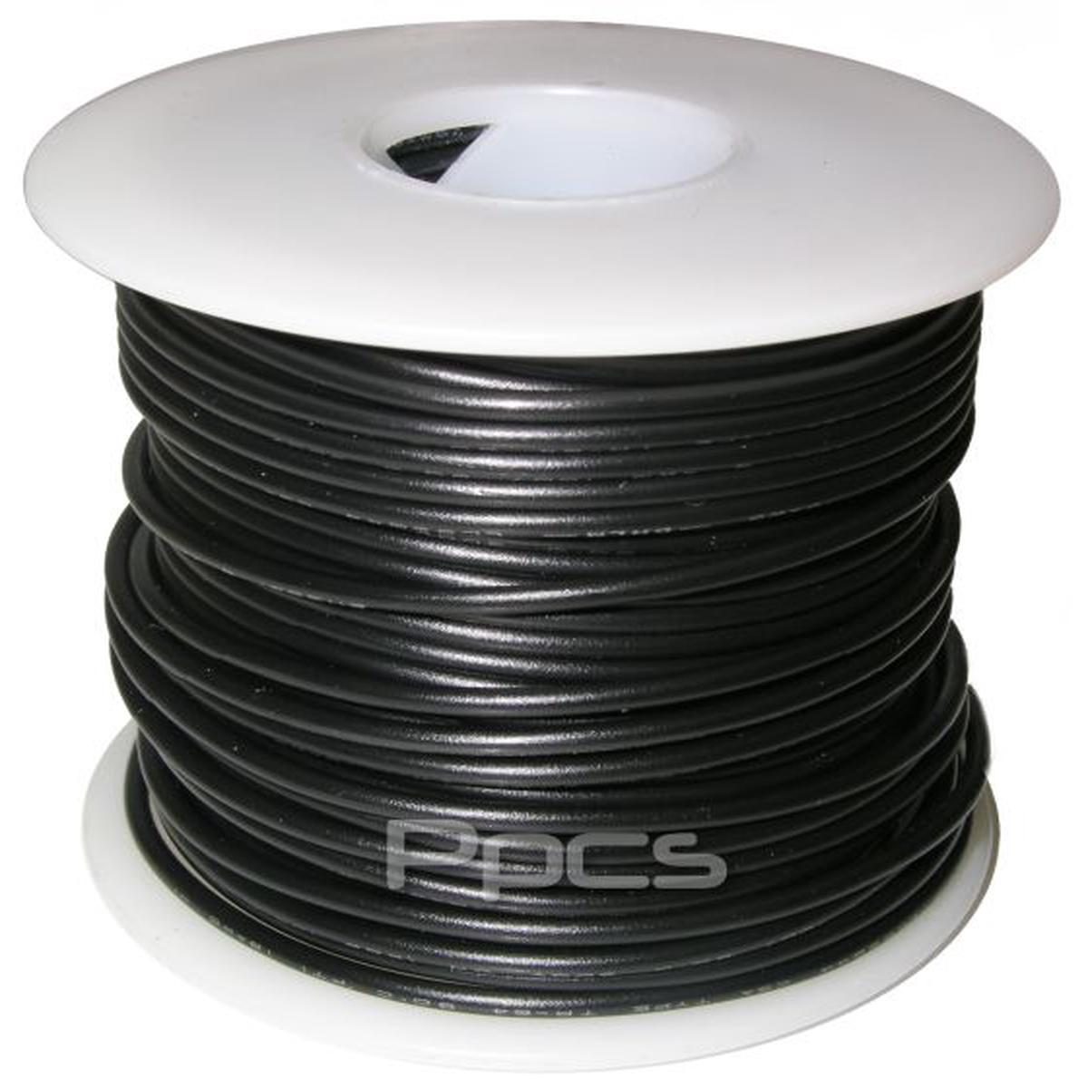 22AWG Stranded Hook Up Wire UL Approved - Black