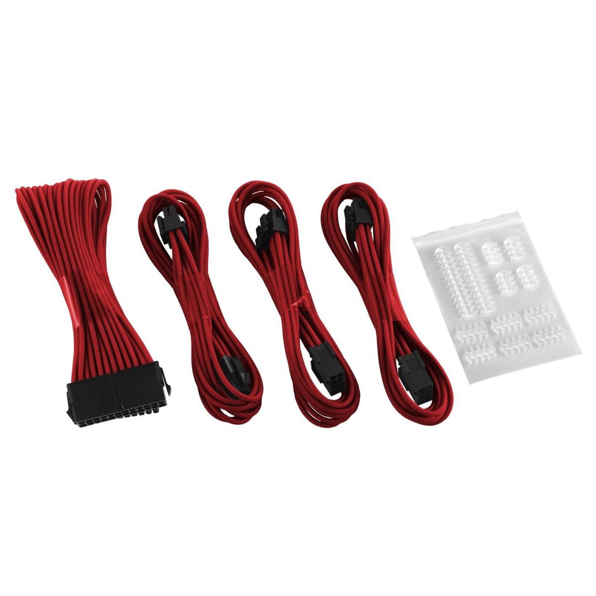CableMod Basic ModMesh Cable Extension Kit - Dual 6+2 Pin Series - RED