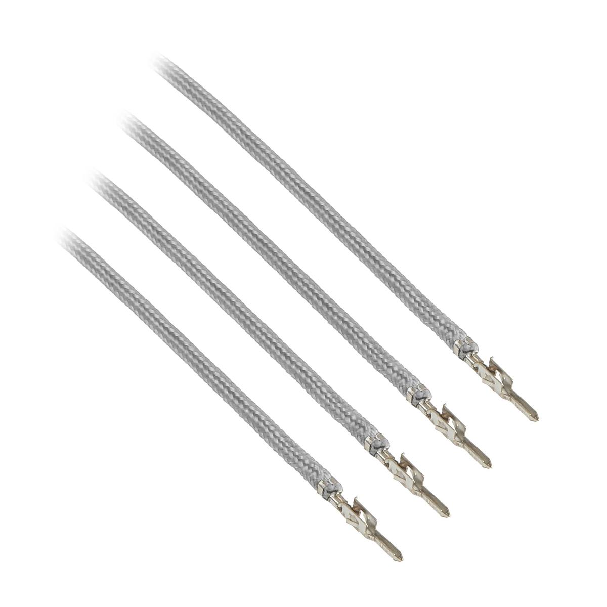 CableMod ModFlex Sleeved Wire - 24" Silver 4-Pack