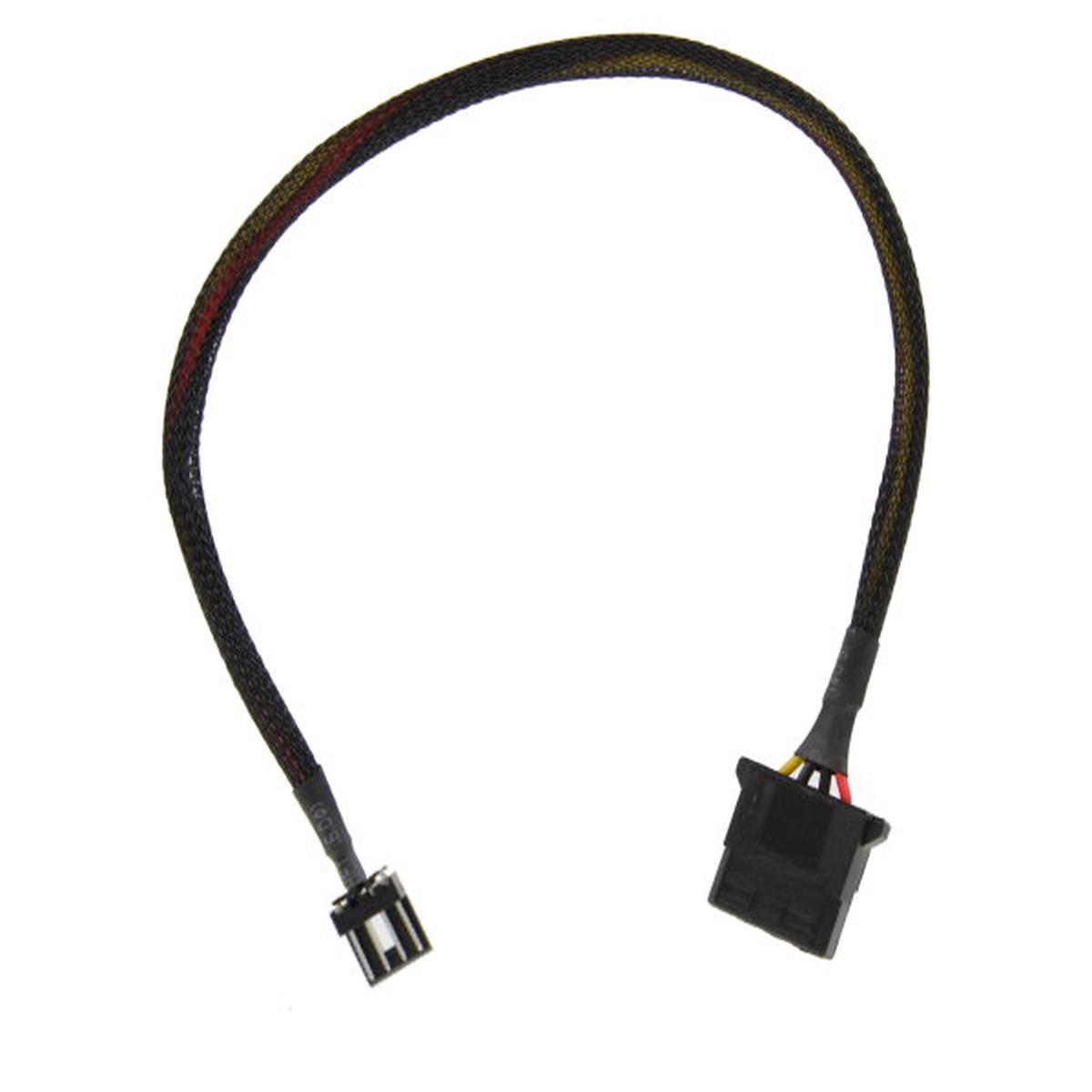 Floppy to 4-Pin Molex Adapter Custom Length Cable - Sleeved