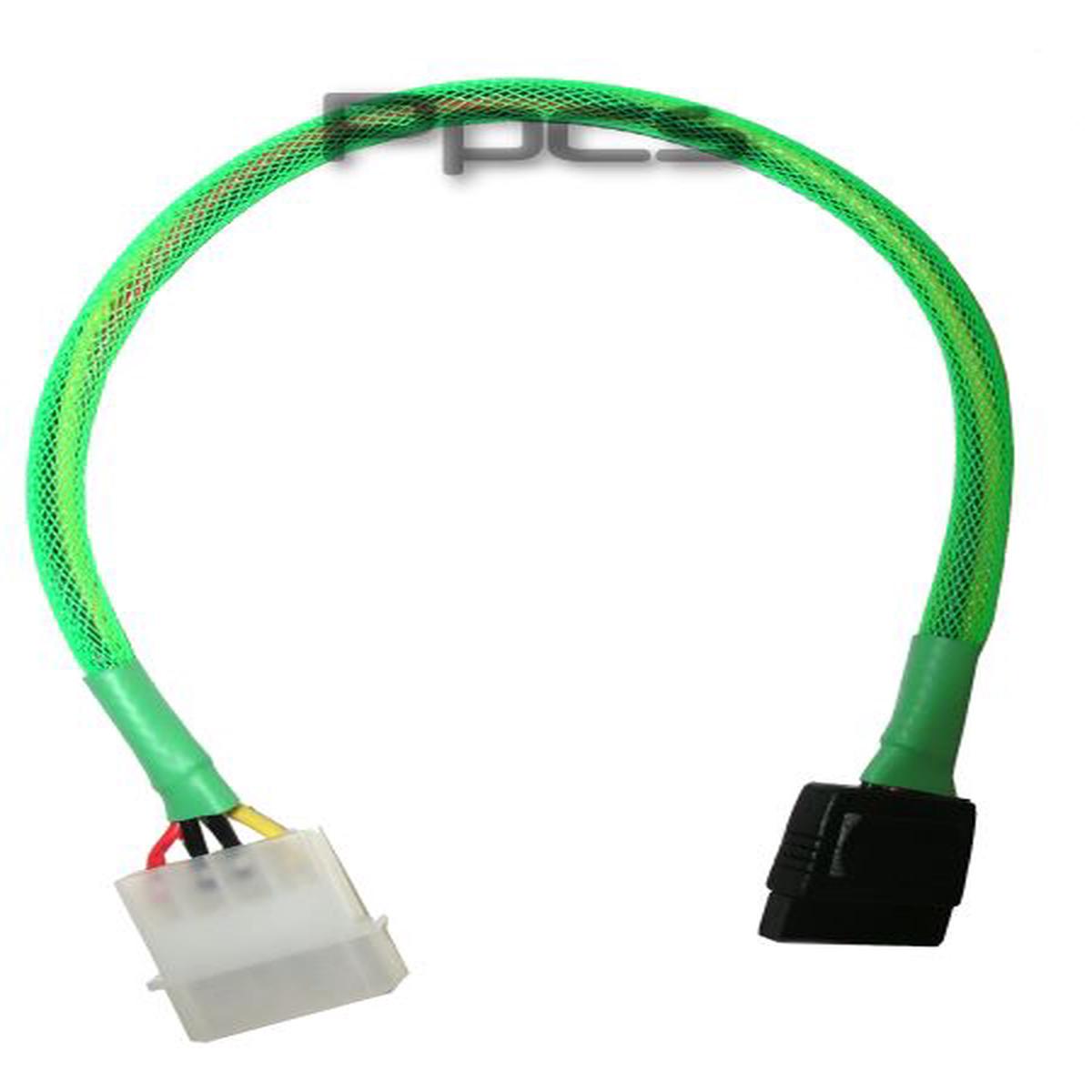 Serial ATA Power Cable 12" Sleeved