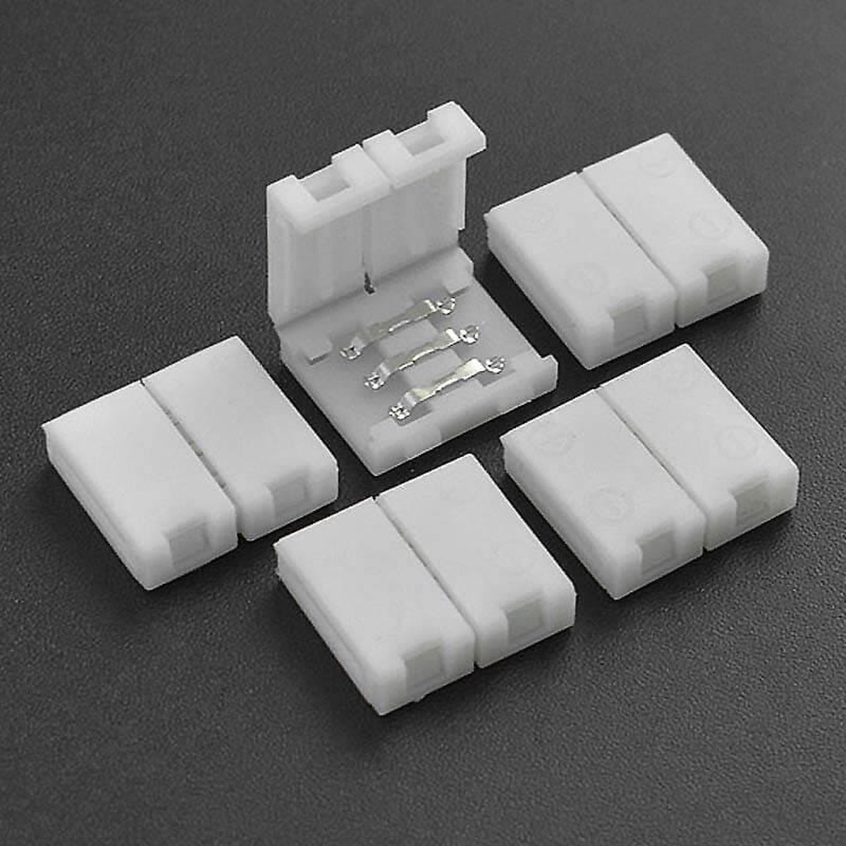 3-Pin LED Strip Connectors (5 Pieces)