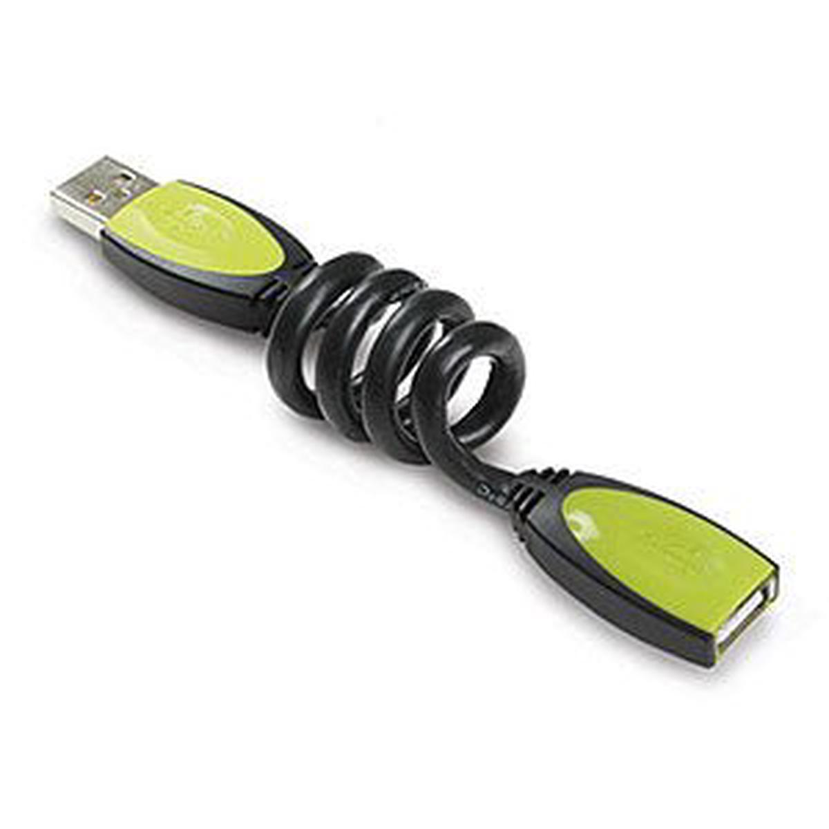 Ziotek Flexicord 1ft. USB Type A Male to Female Cable