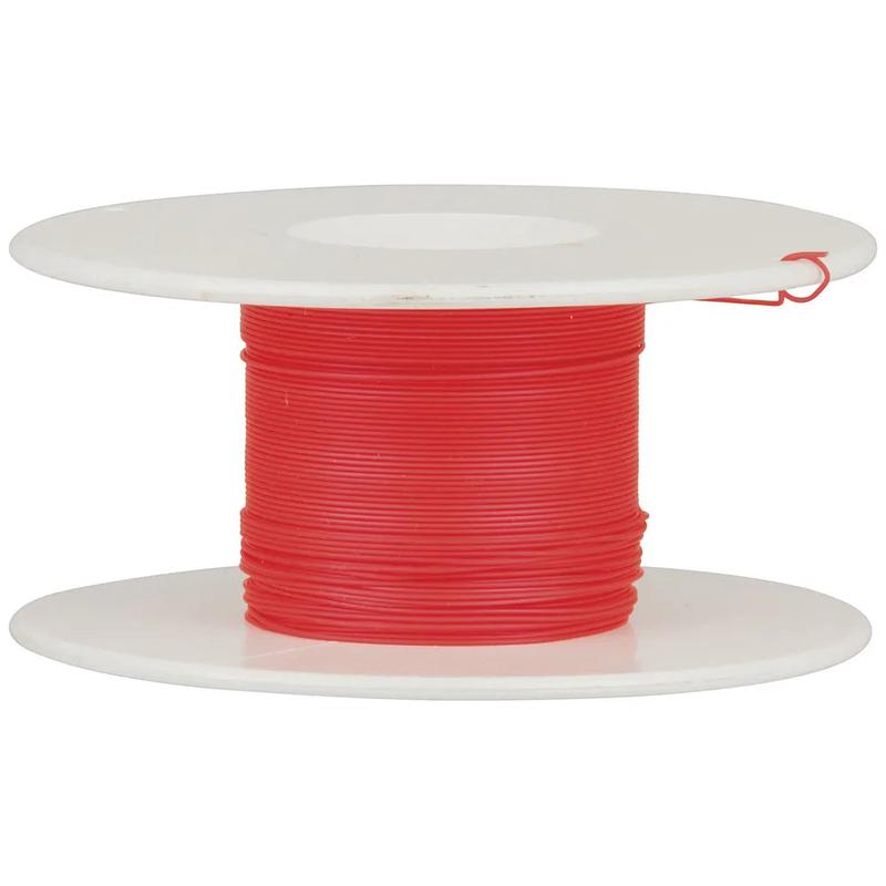 Red Wire Wrap Wire on Spool