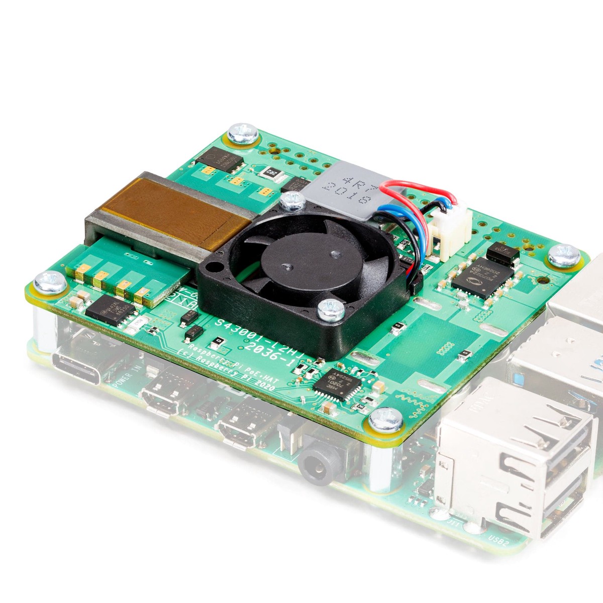 Raspberry Pi PoE+ HAT
