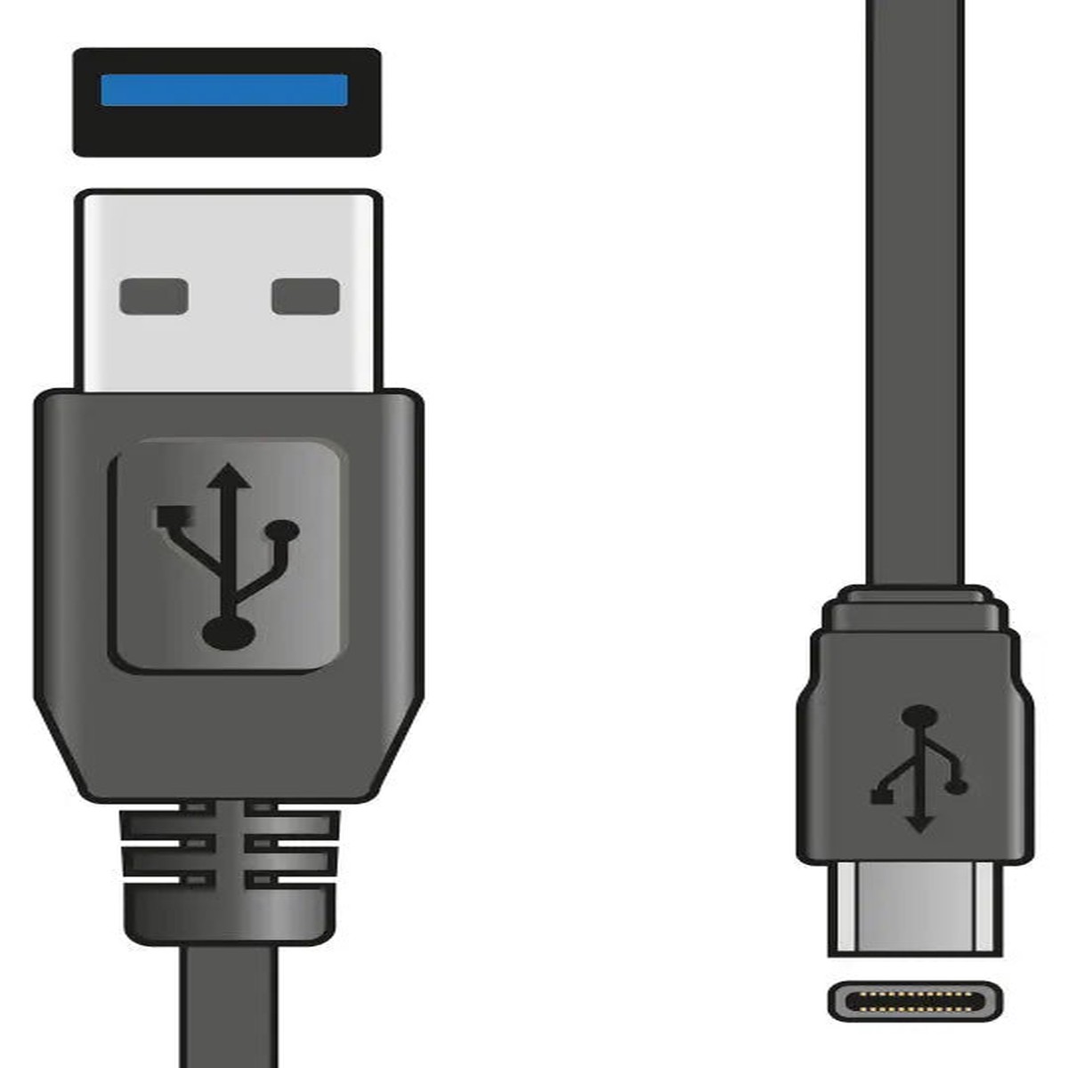 Micro USB Short Sync Charge Flat Cable 20cm Micro USB Short Sync C