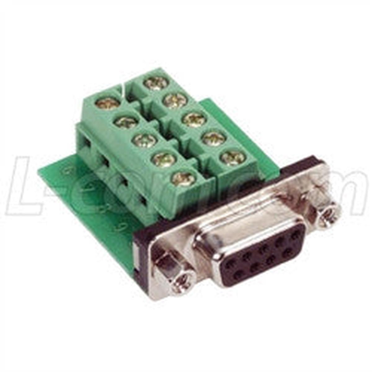 DGB9FT Connector, DB9F FIELD Termination